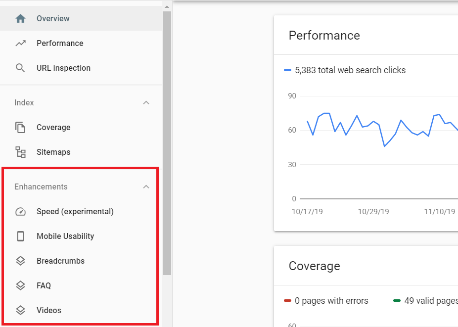 Search Console Enhancements