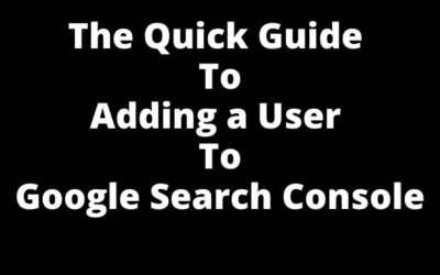 The Quick Guide to Adding a User to Google Search Console