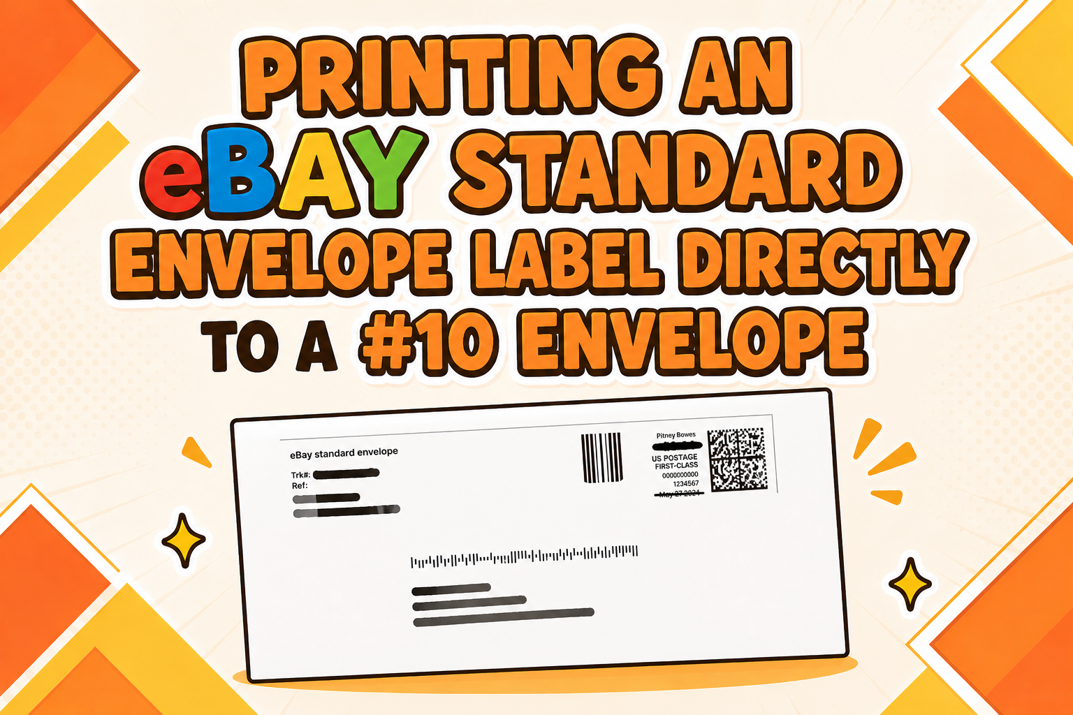 Printing an eBay Standard Envelope